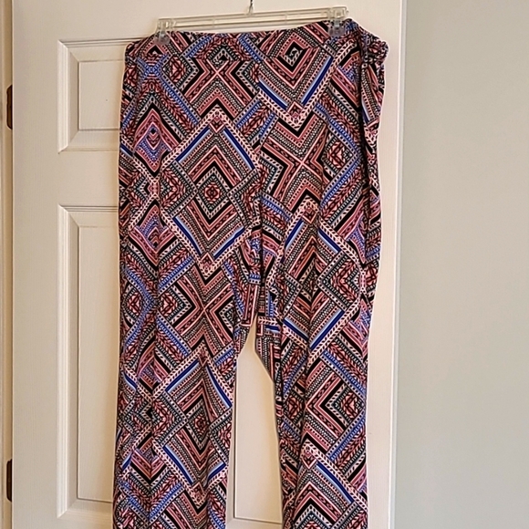 💥3for$12💥 New Directions women's Colorful pullon wideleg pants size 3X - Picture 2 of 8